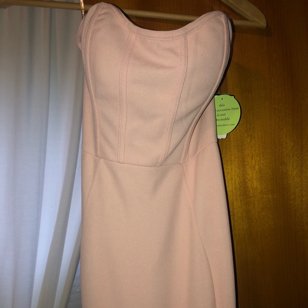 Pink Bush Prom Dress